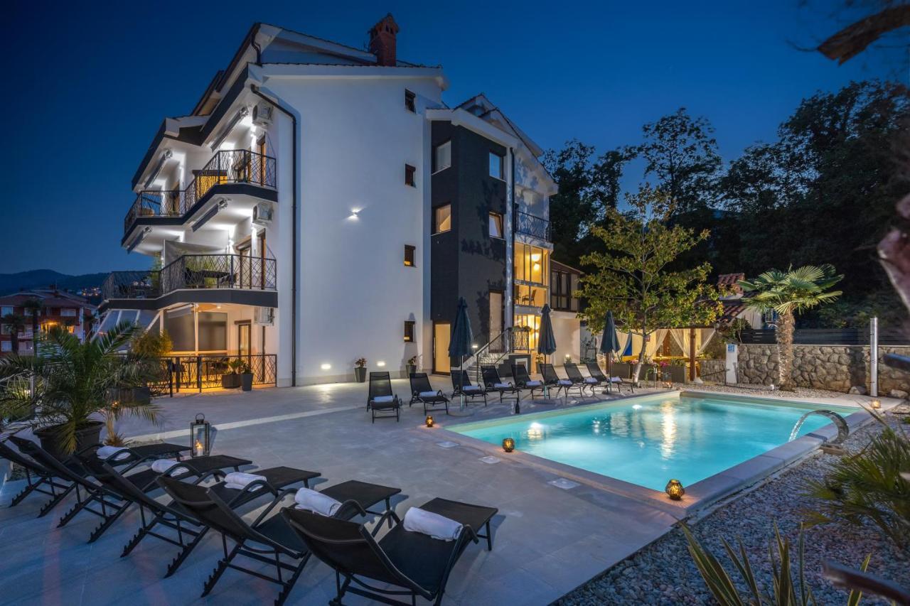 Villa Adriatic, Apartment Rebecca With Heated Swimming Pool, Sew View, Childrens Playground Ičići Екстериор снимка